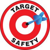 Hard Hat Stickers: Target Safety