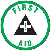 Hard Hat Stickers: First Aid
