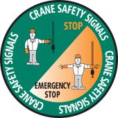 Hard Hat Stickers: Crane Safety Signals