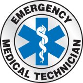 Emergency Response Reflective Helmet Sticker: EMT