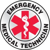 Emergency Response Reflective Helmet Sticker: Emergency Medical Technician