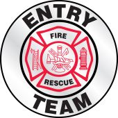 Emergency Response Reflective Helmet Sticker: Entry Team
