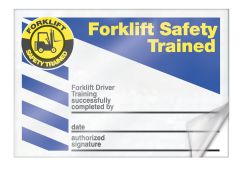 Safety Label: Forklift Safety Trained