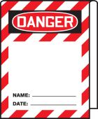 OSHA Danger Cable Wrap: Blank