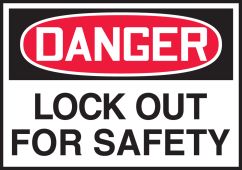 Lockout / Tagout Safety Labels