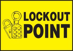 Lockout / Tagout Safety Labels