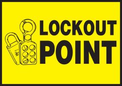 Lockout / Tagout Safety Labels