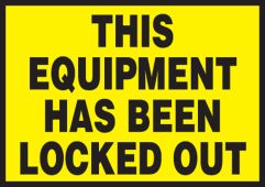 Lockout / Tagout Safety Labels