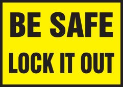 Lockout / Tagout Safety Labels