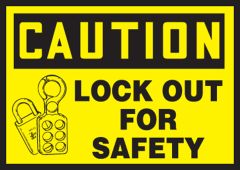 Lockout / Tagout Safety Labels