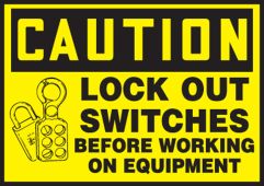 Lockout / Tagout Safety Labels