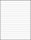 Inkjet/Laserjet Insert Sheets: 8 Inch