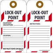 DANGER LOCKOUT POINT TAG