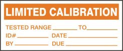 Production Control Labels: Limited Calibration