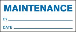 Production Control Labels: Maintenance