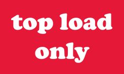TOP LOAD ONLY LABEL