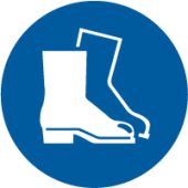 ISO Mandatory Safety Label: Wear Safety Footwear (2011)