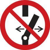 ISO Prohibition Safety Label: Do Not Alter The State Of The Switch (2011)