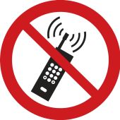 ISO Prohibition Safety Label: No Activated Mobile Phone (2011)