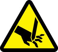 ISO Warning Safety Label: Cut or Sever Hazard - 2003/2011