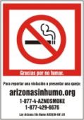 Smoking Control Safety Labels