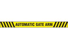 Gate Arm Sign: Automatic Gate Arm