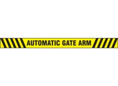 Gate Arm Sign: Automatic Gate Arm