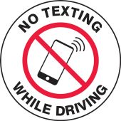 Safety Label: No Texting While Driving