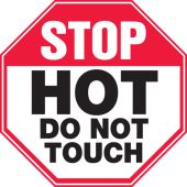 Safety Label: Hot - Do Not Touch
