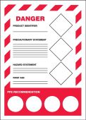 GHS Secondary Container Labels: Danger