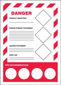 GHS Secondary Container Labels: Danger