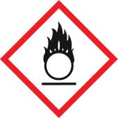 GHS Pictogram Label: Flame Over Circle