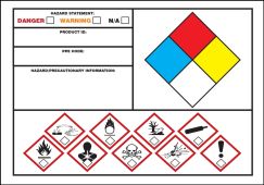 GHS/NFPA Secondary Label