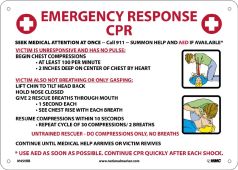 Safety Sign: Emergency Response CPR