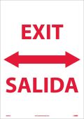 EXIT SIGN - BILINGUAL