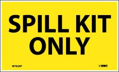 SPILL KIT ONLY HAZMAT LABEL