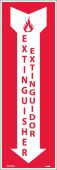 FIRE EXTINGUISHER BILINGUAL LABEL