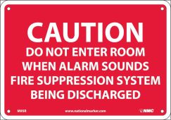 CAUTION DO NOT ENTER SIGN