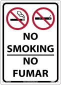 NO SMOKING BILINGUAL SIGN