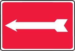 Safety Sign: Arrow