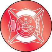 Emergency Response Reflective Helmet Sticker: Fire Rescue