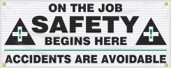 Mesh Banners: On The Job Safety Begins Here - Accidents Are Avoidable