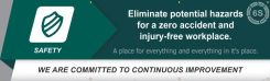5S Banners - Eliminate Potential Hazards For A Zero Accident And Injury-Free Workplace.