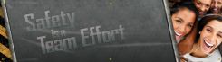 Campaign Kick-Off Banner: Safety Is A Team Effort
