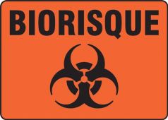 BILINGUAL FRENCH SIGN – BIOHAZARD