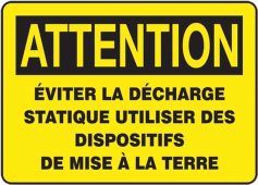 BILINGUAL FRENCH SIGN – ELECTRICAL