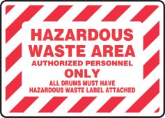 Hazardous Waste Labels - Accuform