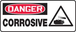 OSHA Danger Safety Sign: Corrosive