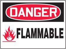 BIGSigns™ OSHA Danger Safety Sign: Flammable