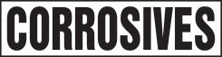 Safety Sign: Corrosives